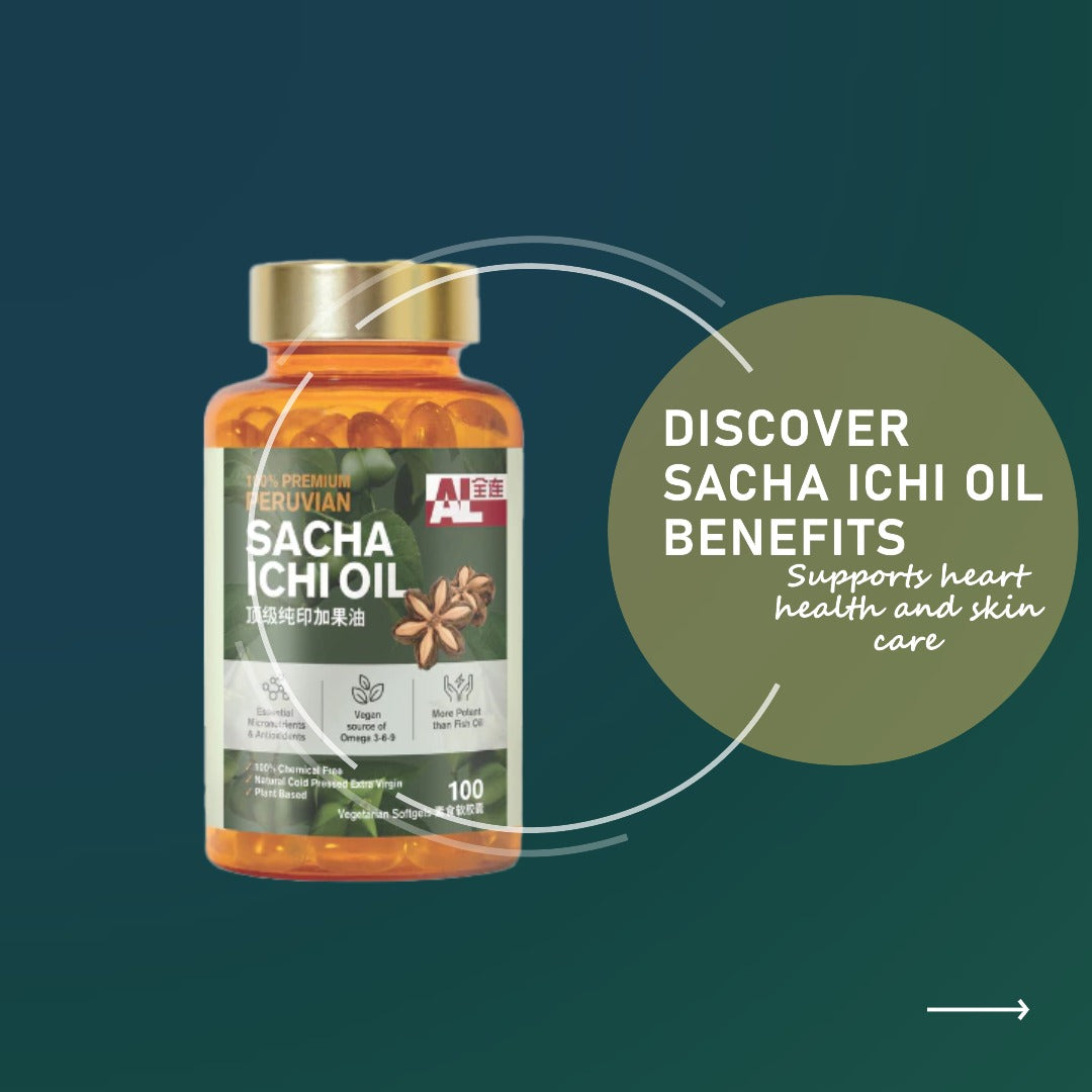 AL ALL LINK 全连顶级纯印加果油PREMIUM PURE SACHA ICHI OIL 100 VEG SOFTGELS