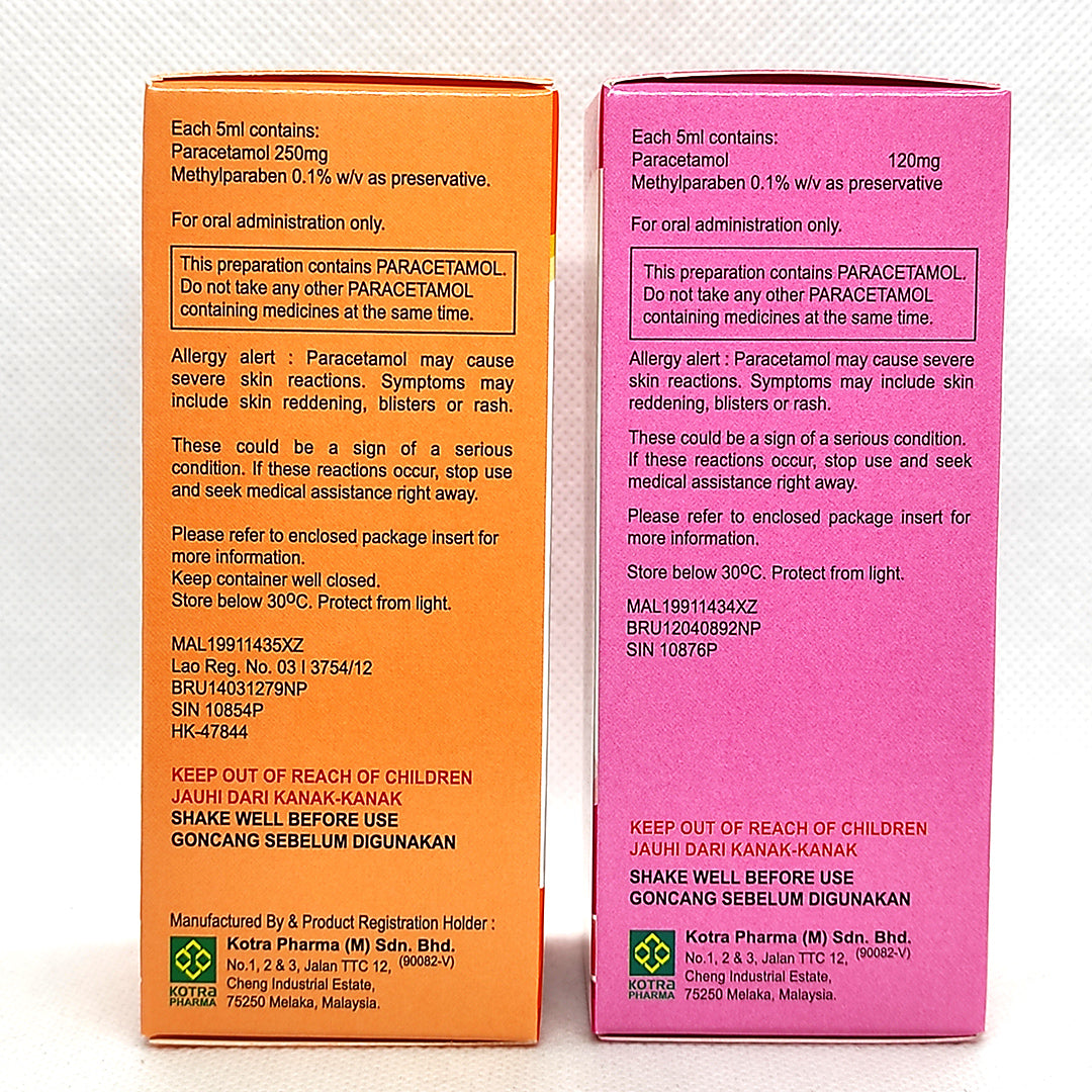 PARACETAMOL (AXCEL) PER 5ML SUSPENSION 100ML