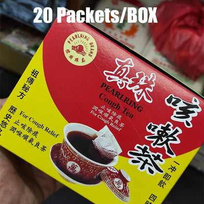 [20 Packs /Box]PEARLRING COUGH TEA 真珠咳嗽茶 20x9g