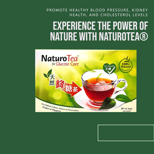 NaturoTea for Glucose Care 24 Tea Bags - Regulate Blood Sugar,Blood  Pressure,Kidney Health Exp 06/2026