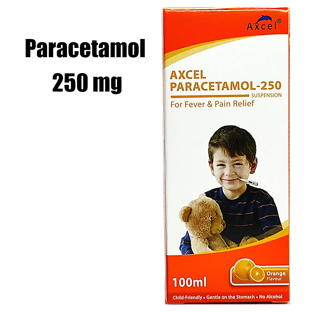 PARACETAMOL (AXCEL) PER 5ML SUSPENSION 100ML