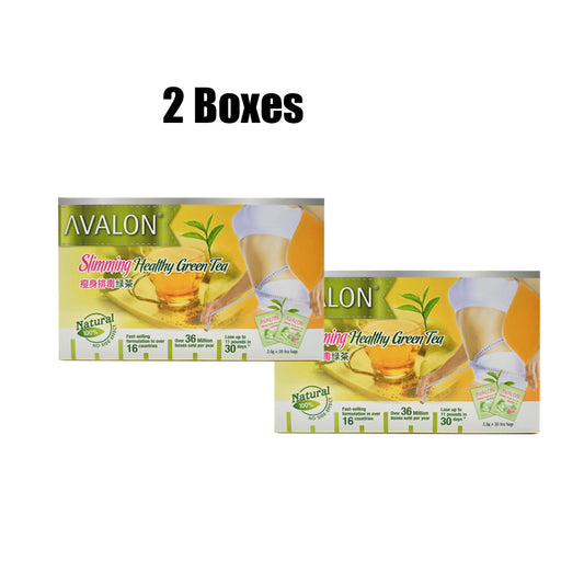[ 2 Boxes ]AVALON Slimming Healthy Green Tea 2.5gx20 tea bags