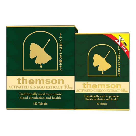 Thomson Activated Ginkgo Extract 40mg 120+30 Tablets Exp 2026