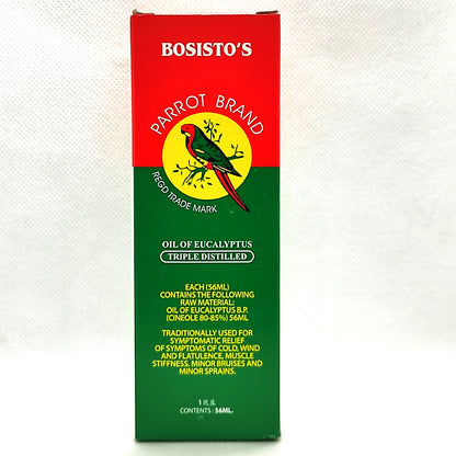 Bosistos Parrot Brand Oil of Eucalyptus 56ml