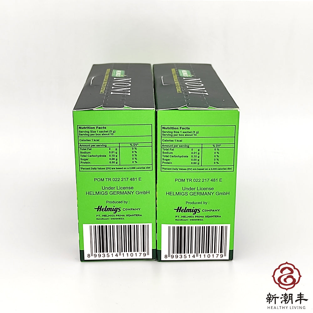 Helmig’s NONI Sugar-free Effervescent Drink. Twin pack offer (5g x 10 sachets) x 2box (HALAL)